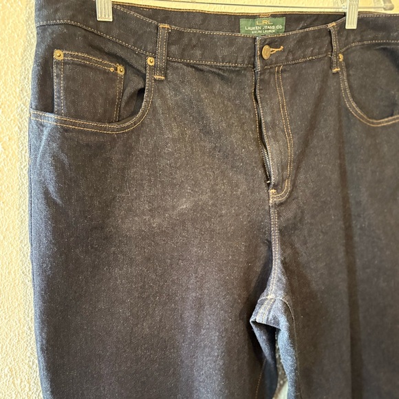 WOMENS LAUREN Jean Co Ralph Lauren Dark Wash Plus Size JEANS SIZE 22W - Picture 5 of 5